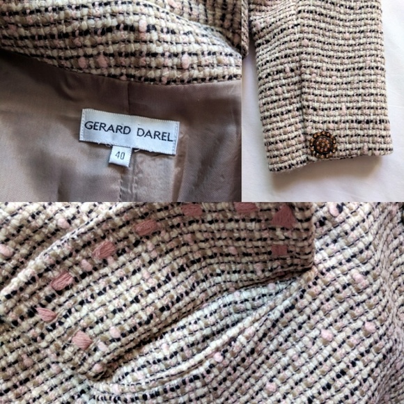 Vintage Gerard Darel Boucle/Tweed Blazer 40 - Picture 6 of 6